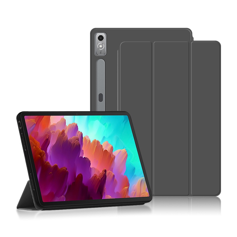 Bao Da pu Nắp Gập Kèm Giá Đỡ Đứng Sang Trọng Cho lenovo xiaoxin pad pro 12.7 "tb371fc lenovo tab p12 12.7 inch 2023