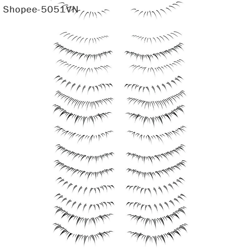 Hình Xăm Dán Nối Mi Giả Tự Nhiên Giống Thật Cho Người Mới Bắt Đầu