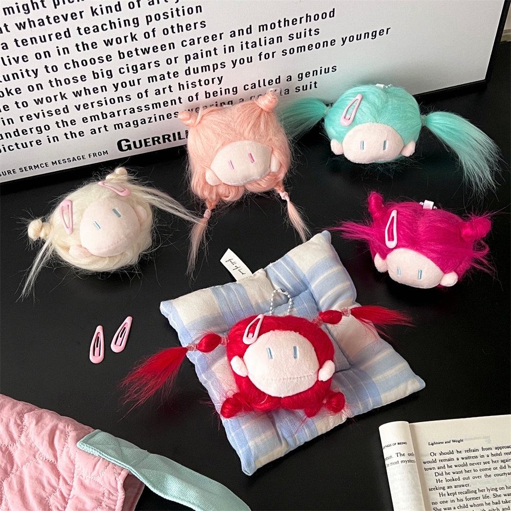 Móc Khóa Hình Thú Nhồi Bông Hoạt Hình Sáng Tạo