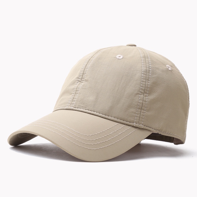 Mũ Lưỡi Trai Màu Sắc Đơn Giản Chất Vải Khô Thoáng Nhanh Thời Trang Mùa Hè Cho Nam Và Nữ