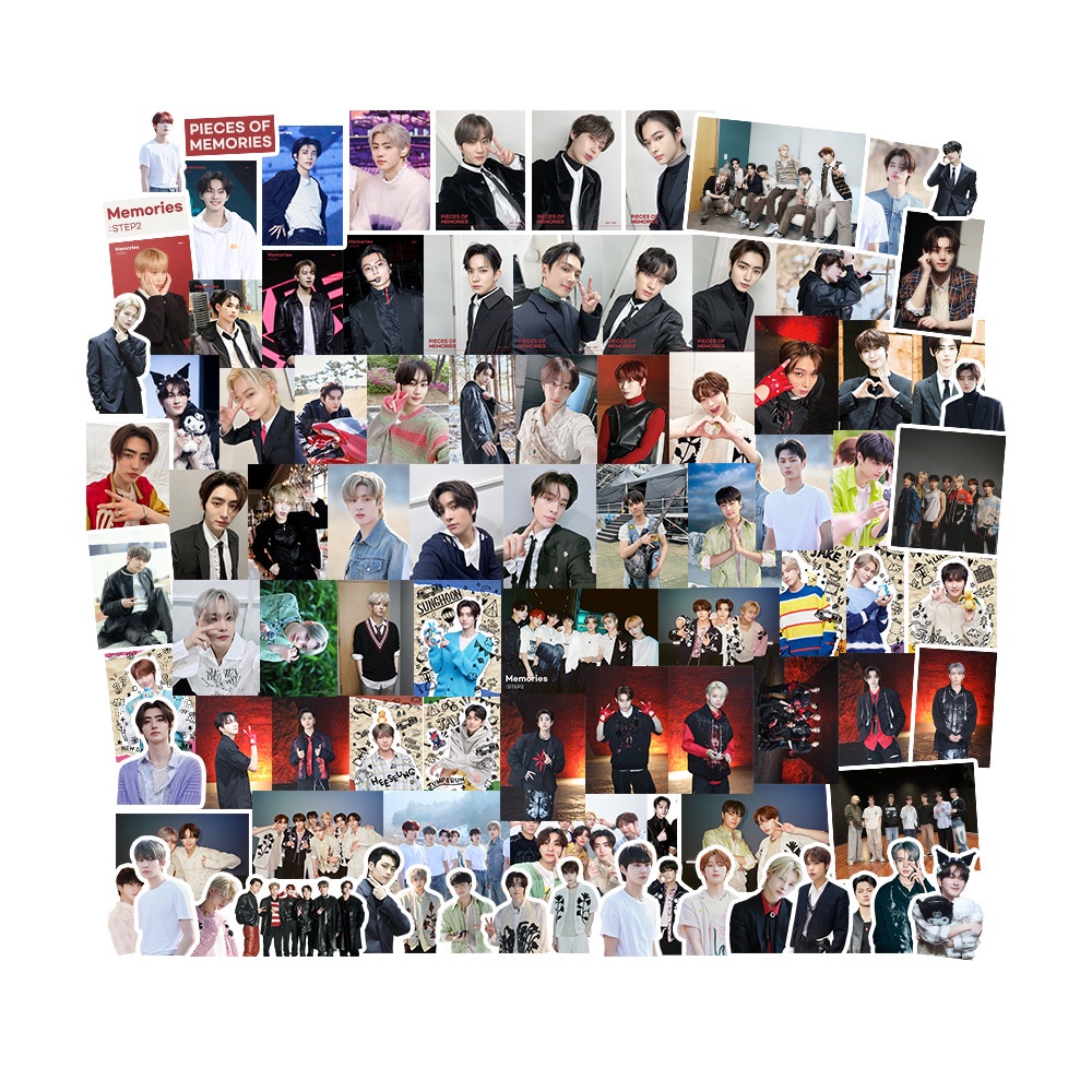 Set 100 Sticker Hình Kpop ENHYPEN 2021 Dán Trang Trí Hành Lý