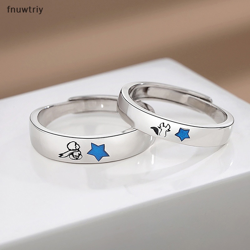 Nhẫn Cặp Đôi Hoàng Tử Bé Cáo Dễ Thương Có Thể Điều Chỉnh Quà Tặng Ngày Tình Nhân vn