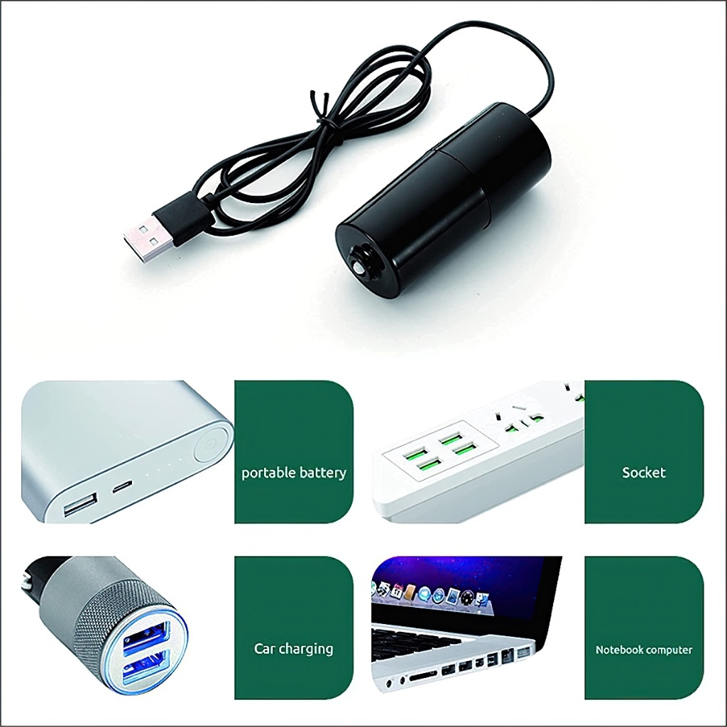 Máy Sủi Oxy Mini Kết Nối USB - Sục Khí Oxi Cho Bể Cá Cảnh Siêu Nhẹ Và Yên Tĩnh