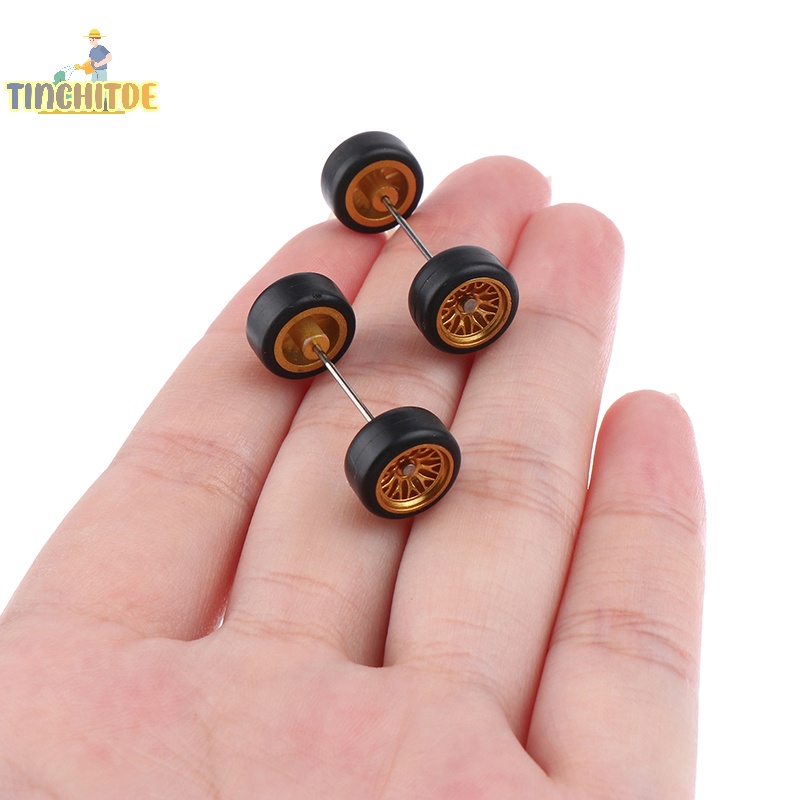 Bộ phận sửa đổi cơ bản ABS sáng tạo Đồ chơi xe cho Hotwheels Tomica Mini GT 1 Bộ 1 / 64 Bánh xe ô tô mô hình có lốp cao su