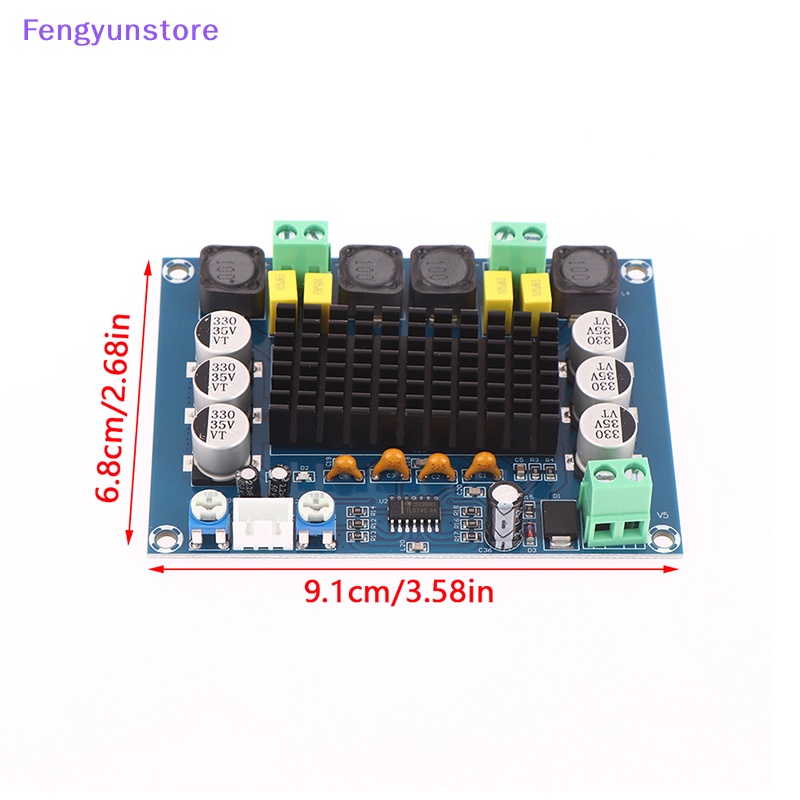 Bảng Mạch Khuếch Đại Âm Thanh Kỹ Thuật Số Hai Kênh dc 12v 24v 120w * 2 tpa3116 d2