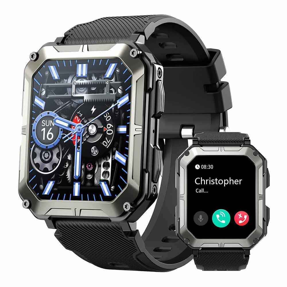 Smart Watch For Men Fitness Tracker IP68 Waterproof Smartwatch Men Outdoor Bluetooth Call Watch