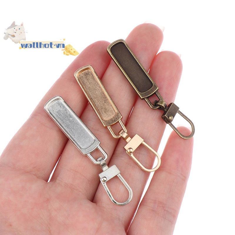 Wallhot > Set 3 Dây Khóa Kéo Có Thể Tháo Rời Thay Thế Cho Vali Đi Học / Giày Bốt / Giày Bốt / Áo Khoác Khóa Kéo Kim Loại