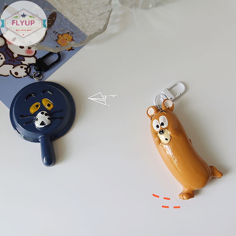 Flyup Móc Khóa Hình Mèo Chuột Hoạt Hình Sáng Tạo Dễ Thương Trang Trí Ba Lô / Túi Xách vn