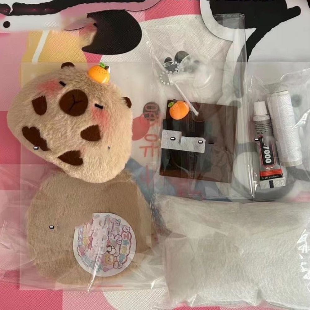 Hoạt Hình Chuột Nhồi Bông Mềm Mại Trang Trí Túi Xách / Đồ Chơi capibaraka diy