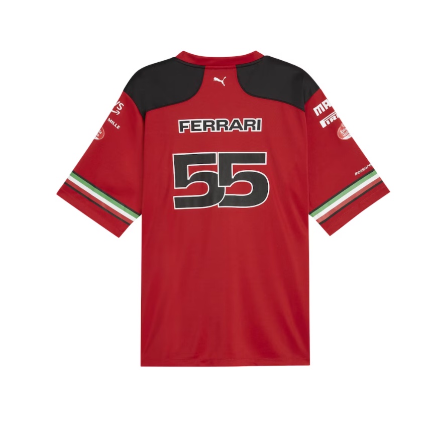 Scuderia ferrari 2023 team carlos Sanz Áo Thun Nam Nhanh Khô