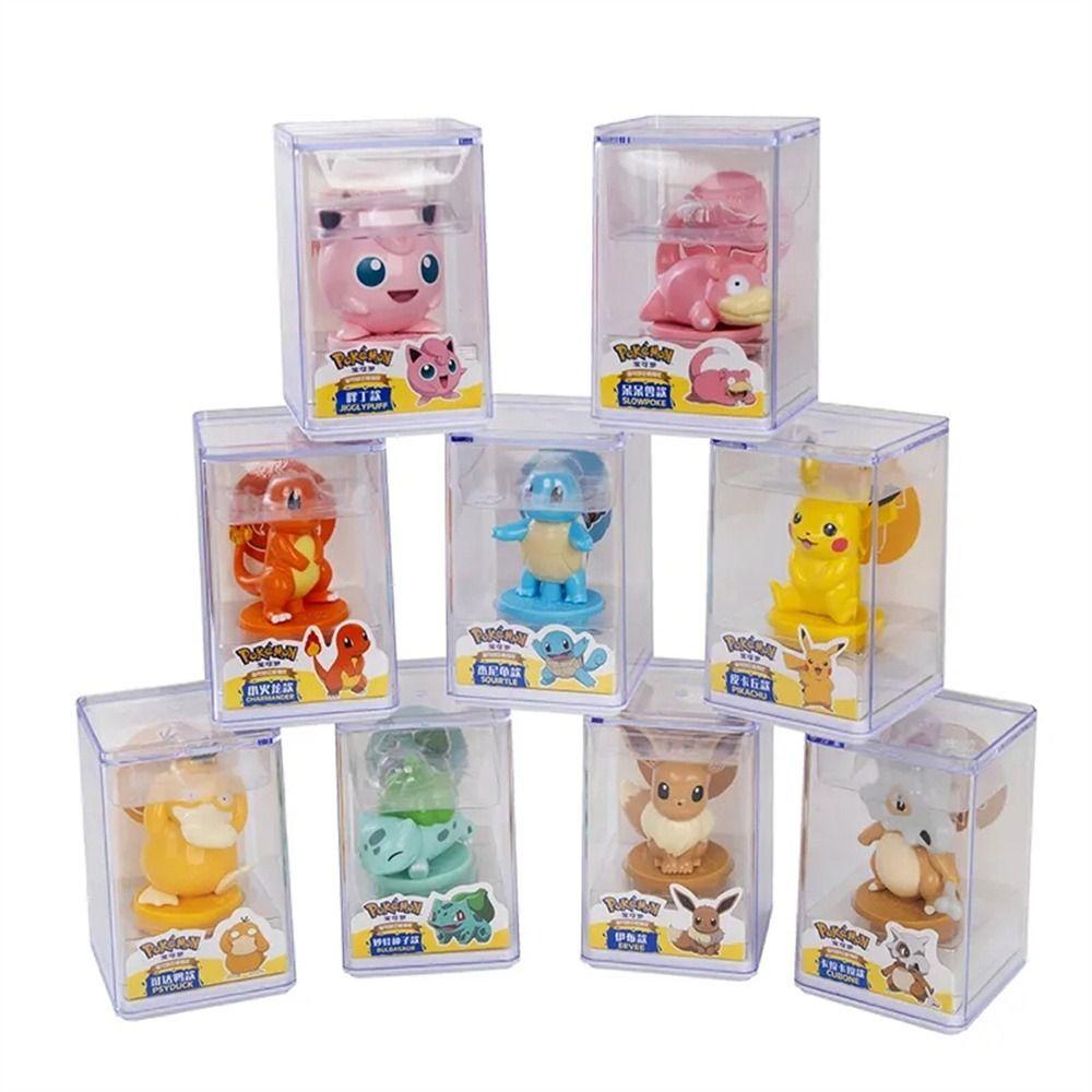 Mmluck pikachu Mô Hình Nhân Vật anime Syduck squirtle charmander bulbasaur Nghiêm Làm Đồ Chơi Trang Trí Xe Hơi