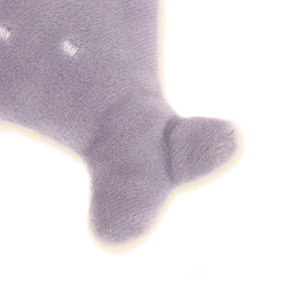 Móc Khóa Cá Voi Nhồi Bông Mềm Mại Đáng Yêu