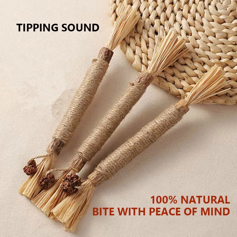 Đồ chơi cho mèo Que Gỗ Đồ Chơi Ngậm Cắn Dành Cho Mèo