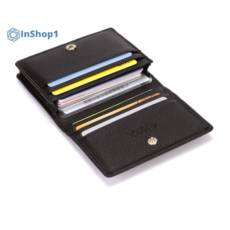 Ví Da pu Màu Trơn Đựng Tiền Xu mini Họa Tiết Trái Vải Thủ Công M Ii M Ii M I inshop1] Cho Nam