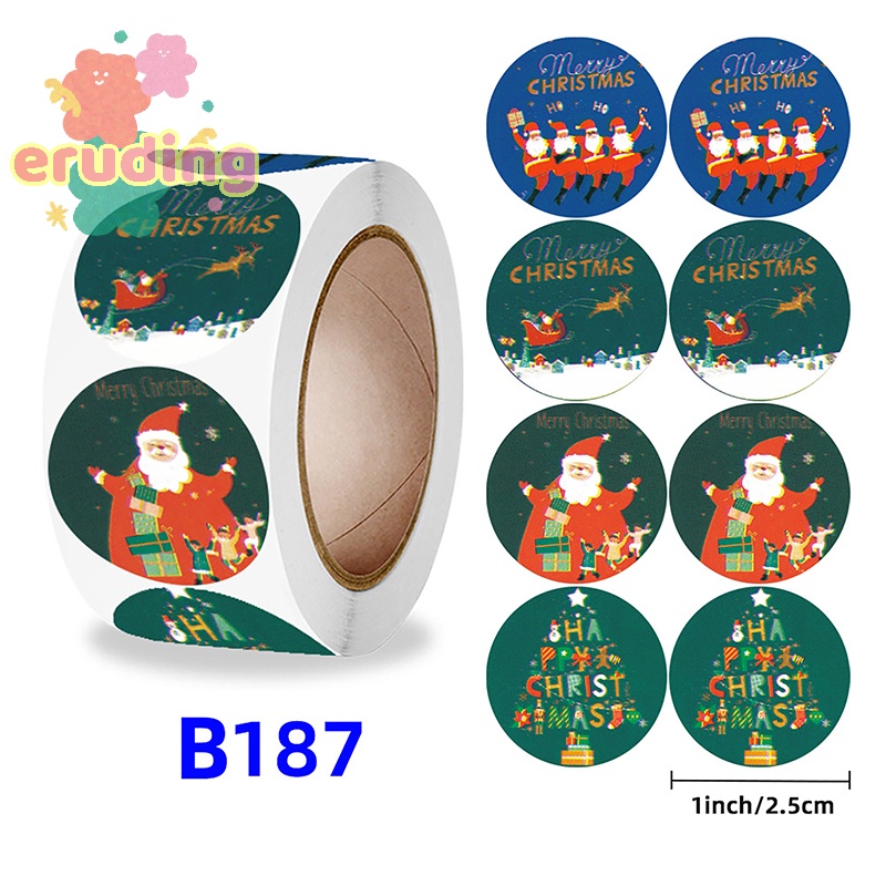 2024 Nhãn Dán Trang Trí Giáng Sinh