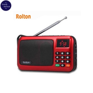 Máy nghe nhạc rolton w405 mini mp3 kỹ thuật số có đèn pin