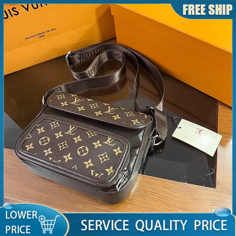 LV Túi Đeo Chéo Nam Thời Trang Đẹp Cá Tính - Túi Đeo Vải Cao Cấp Chất Liệu Bền Bỉ