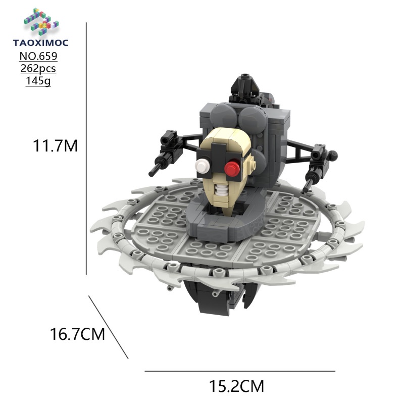 Moc Bộ Đồ Chơi lego Skibidi Toilet Xếp Hình toilet Vui Nhộn Cho Bé