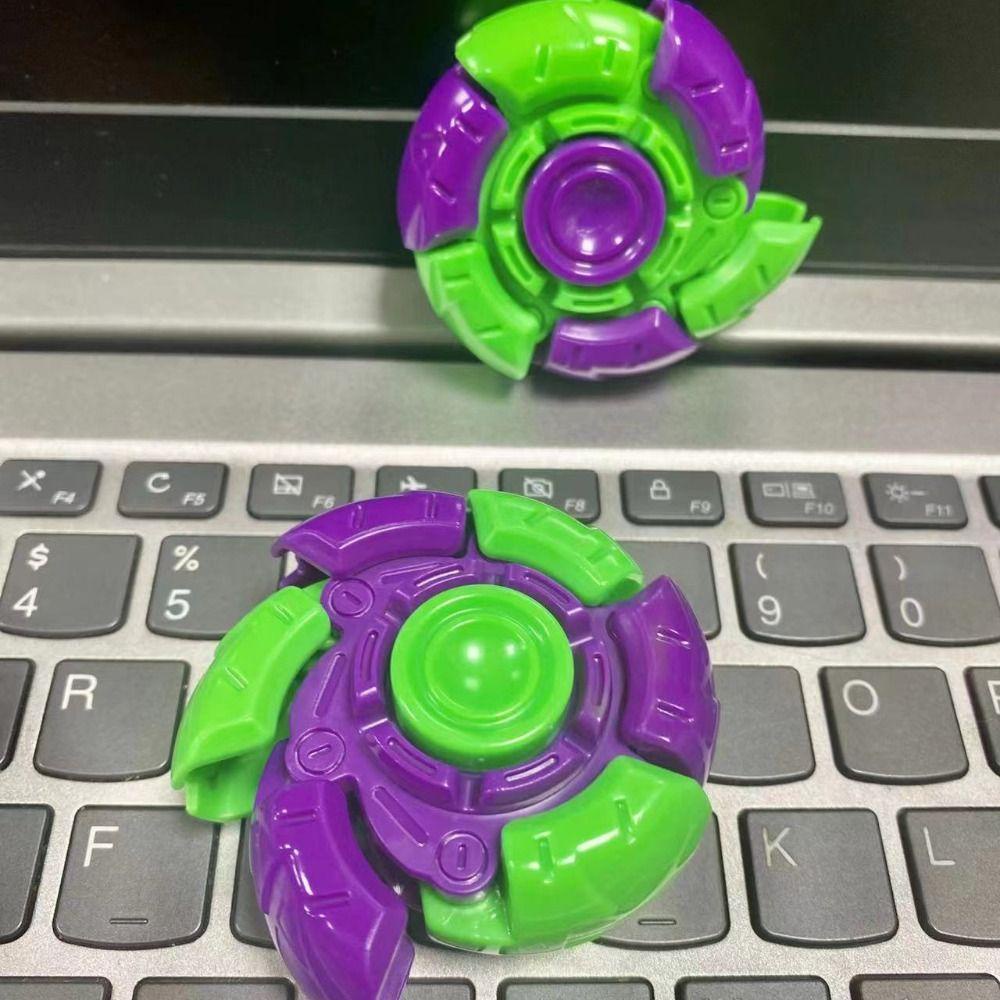 Con Quay Đồ Chơi Fidget spinner 3d MàU Xanh Lá BằNg NhựA GiúP GiảM Stress
