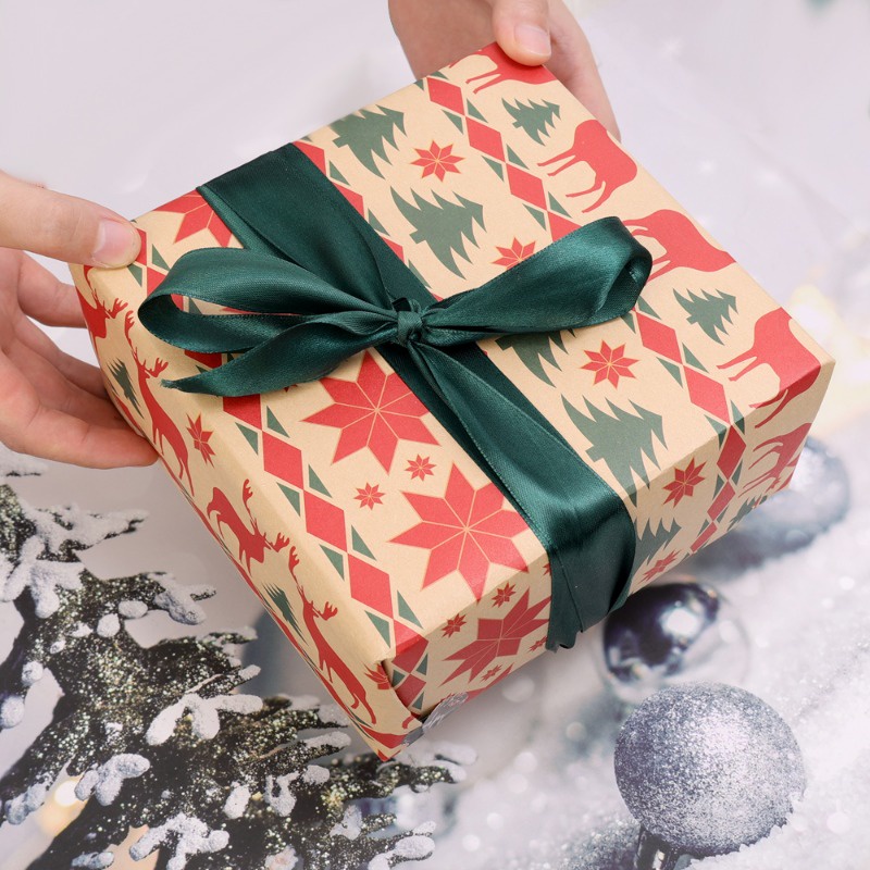Giấy Gói Quà / Hộp Quà Giáng Sinh / Năm Mới diy