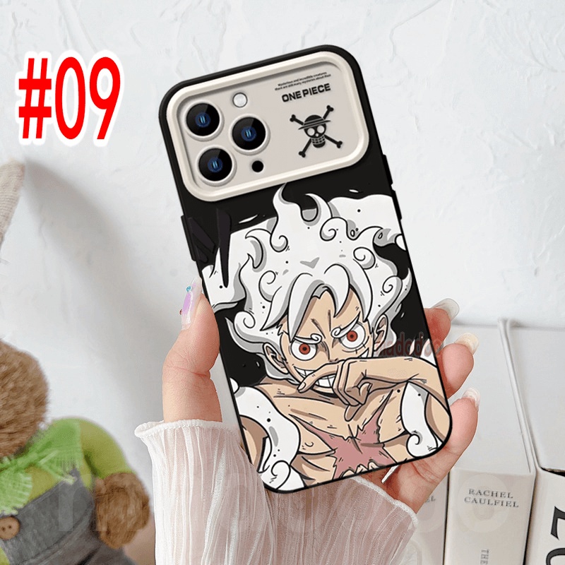 Ốp lưng OPPO Reno 10 Pro 8T 4G 5G 8 7 8Z 7Z 6 5Z 5F 5 Lite 4F 4 2F 2Z A94 A93 A74 A95 New Straight edge Fine hole Large window Cartoon One Piece Gear Fifth: Sun God Nika Monkey D Luffy anime Shockproof Soft Phoone Case DSC 09
