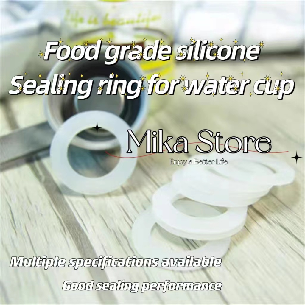 Cấp Thực Phẩm Niêm Phong Vòng Silicon Đệm Nhiệt Cốc Silicon Niêm Phong Vòng Nắp Cốc Chống Rò Rỉ Gioă