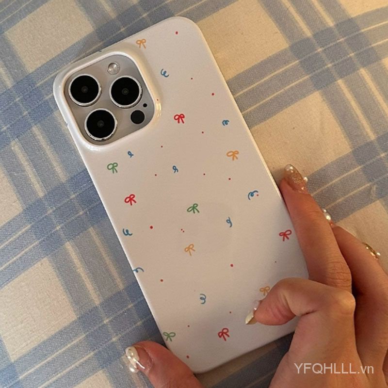 Ốp Điện Thoại Họa Tiết graffiti Đính Nơ Cho iphone11 12 13 14 15 12promax 13promax 14pro 14promax x xs xr 6