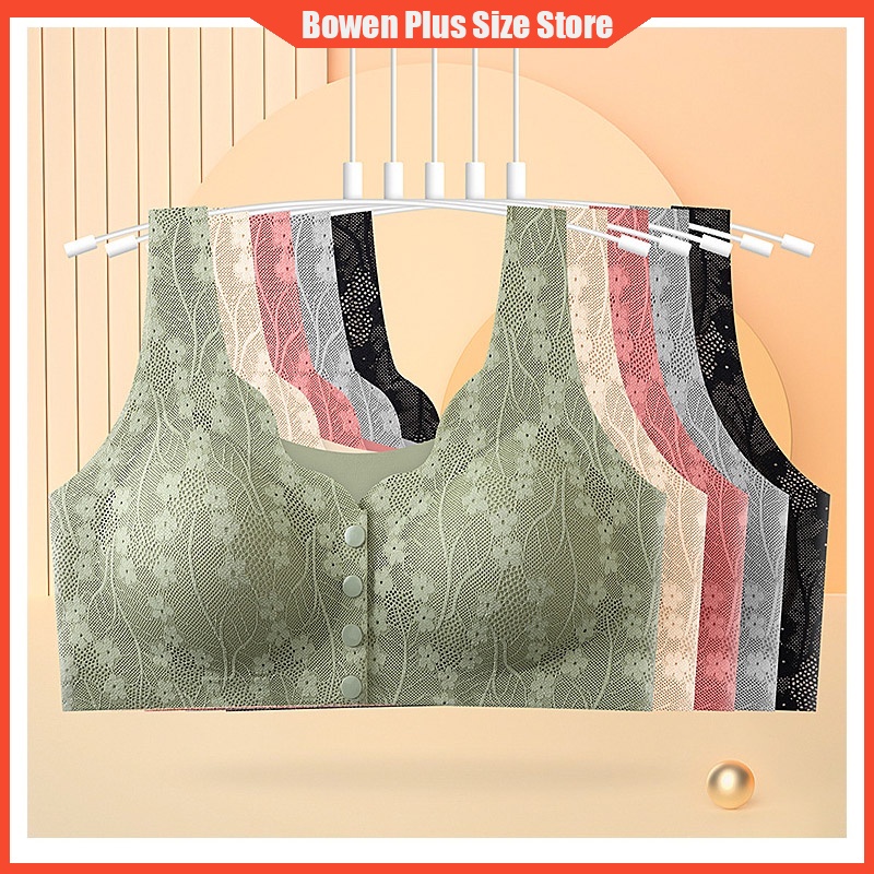 Áo lót 4 Nút Cài Trước Thiết Kế Thoải Mái Cỡ m-4xl Thời Trang Cho Nữ 40-100kg