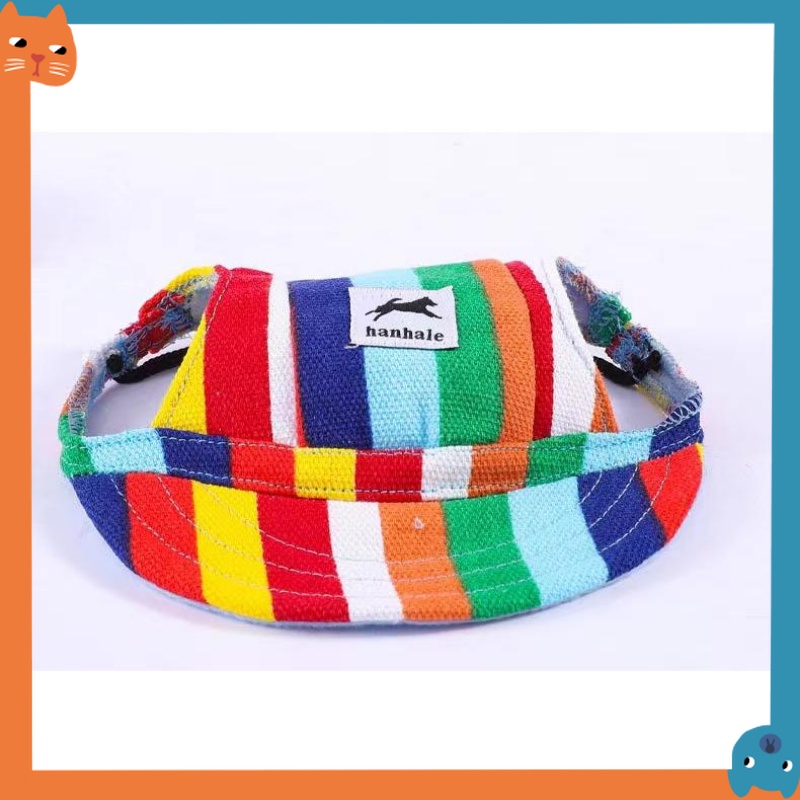 Nón Lưỡi Trai Vải Canvas 12 Kiểu Cho Thú Cưng