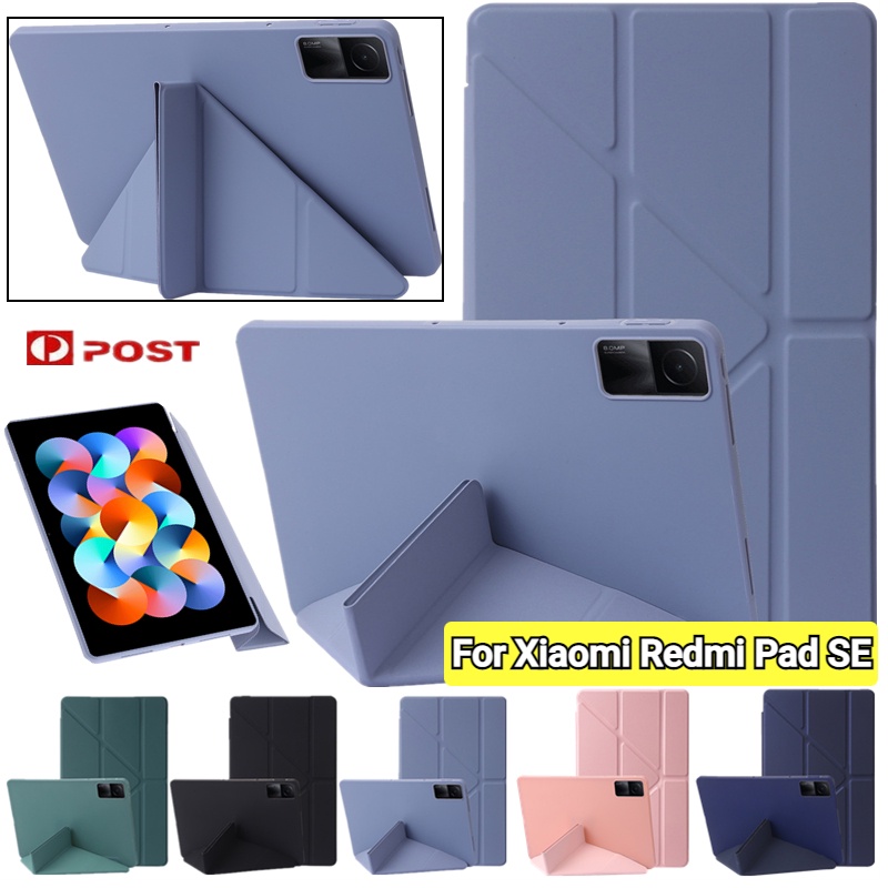 Lật Bao Da Máy Tính Bảng Silicon Nắp Gập Đa Năng Chống Sốc Dành Cho xiaomi redmi pad se 2023 11.0 "Ốp