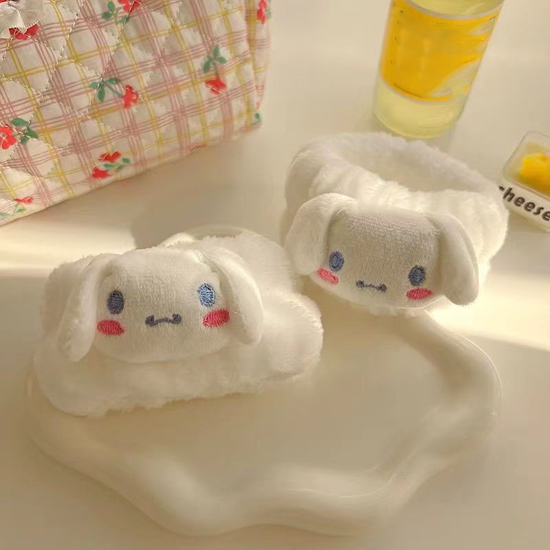 Set 2 Băng Quấn Cổ Tay Mềm Mại Thấm Hút Mồ Hôi Họa Tiết Hoạt Hình Dễ Thương