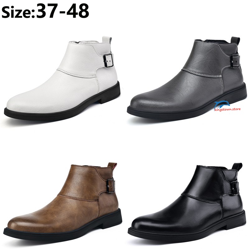 Giày bốt Chelsea Nam Slip-on Giày thể thao Chunky Casual Plus Size 37-48