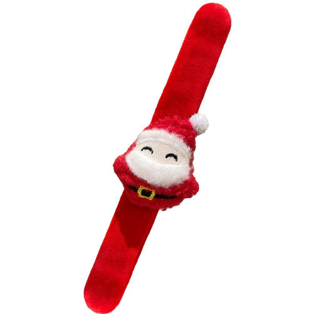 Vòng Đeo Tay Lông Nhung Họa Tiết Hoạt Hình Ông Già Noel dallas1 Giáng Sinh