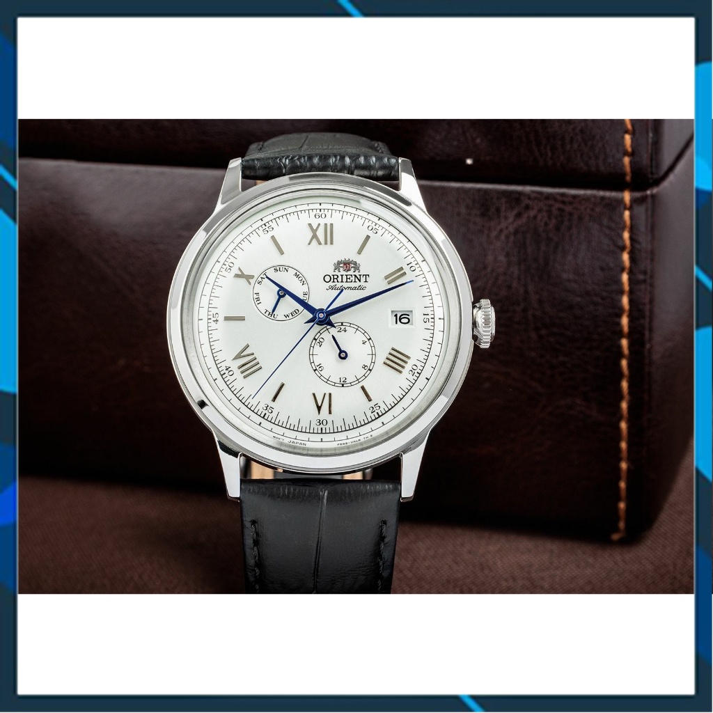 Đồng hồ chính hãng nam ORIENT BAMBINO VERSION 8 RA-AK0701S10B -Máy cơ tự động - Kính cứng