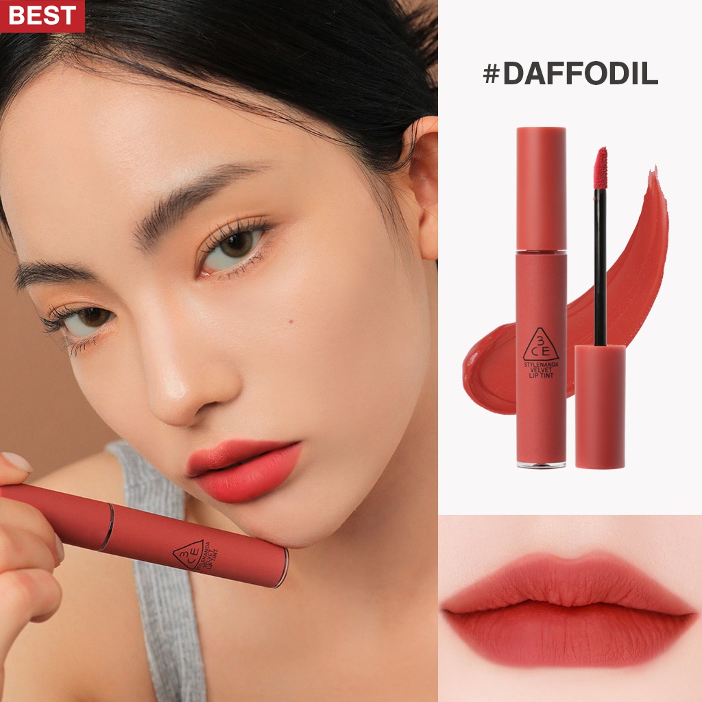 Son Kem Lì 3CE Mịn Màng Như Nhung 3CE Velvet Lip Tint 4g | Official Store Lip Make up Cosmetic