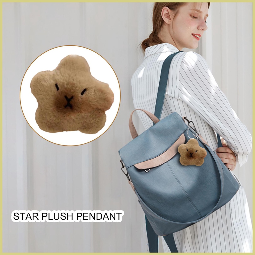 Móc Khóa Hình Ngôi Sao Nhồi Bông pp Thoải Mái Thời Trang Mới Lạ Dành Cho Học Sinh Nữ aseavn aseavn
