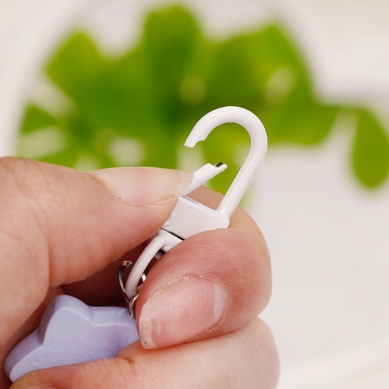 Móc Khóa Treo Ba Lô Đa Năng Hình Tai Nghe / Búp Bê Vòng Lặp Rồng / Hàm Răng Hoạt Hình Dễ Thương Trang Trí Xe Hơi Cho Bé Gái