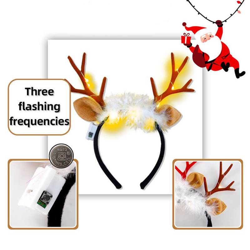 Ere1 Băng Đô Giáng Sinh Phát Quang Cho Bé