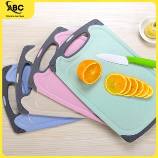    CỬA HÀNG ABC_ Tiện ích gia đình   Thớt nhựa kháng khuẩn chống trơn trượt chất liệu lúa mạch an toàn chống ẩm mốc 