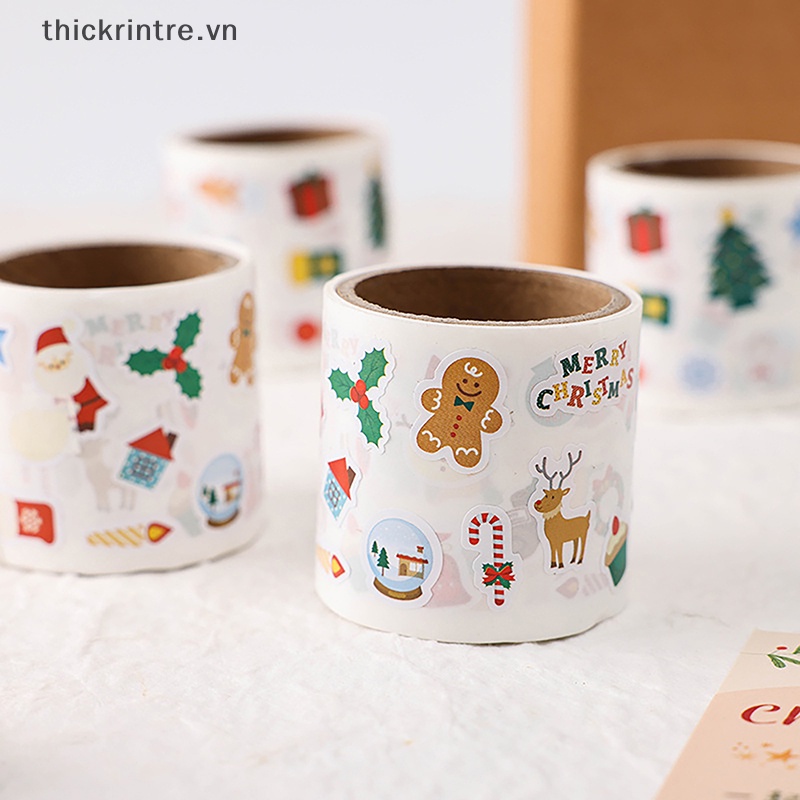 Nhãn Dán mini Trang Trí Sổ Lưu Niệm Giáng Sinh diy Cho Bé vn