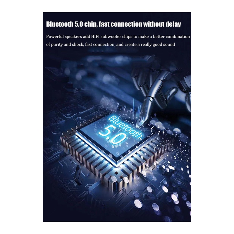 Loa Bluetooth Không Dây Thông Minh Cắm Thẻ tf Cho Máy Tính Và Điện Thoại Di Động
