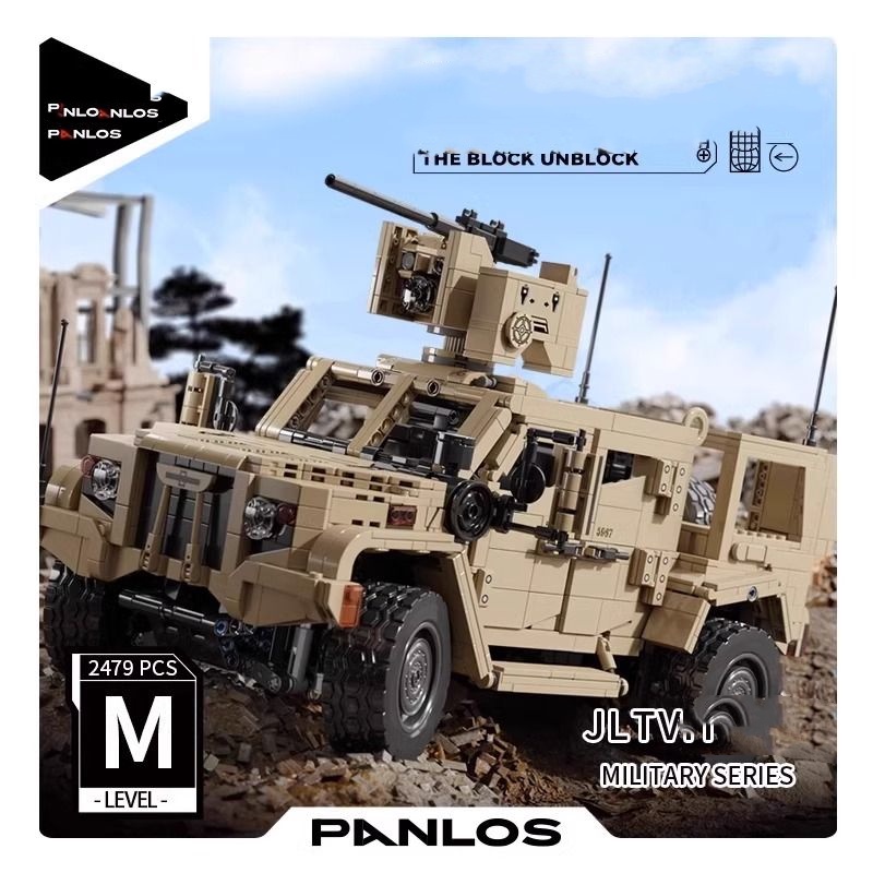 Đồ chơi Lắp ráp Mô hình Panlos Military 628013 JLTV Armored Vehicle
