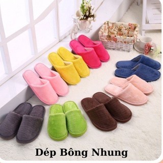  Dép Bông Giữ Ấm Chân Đi Trong Nhà Giá Rẻ Dép Đi Mùa Đông Siêu Ấm Chân Hàng Loại 1 Freesize Gửi Ngẫu Nhiên Màu 