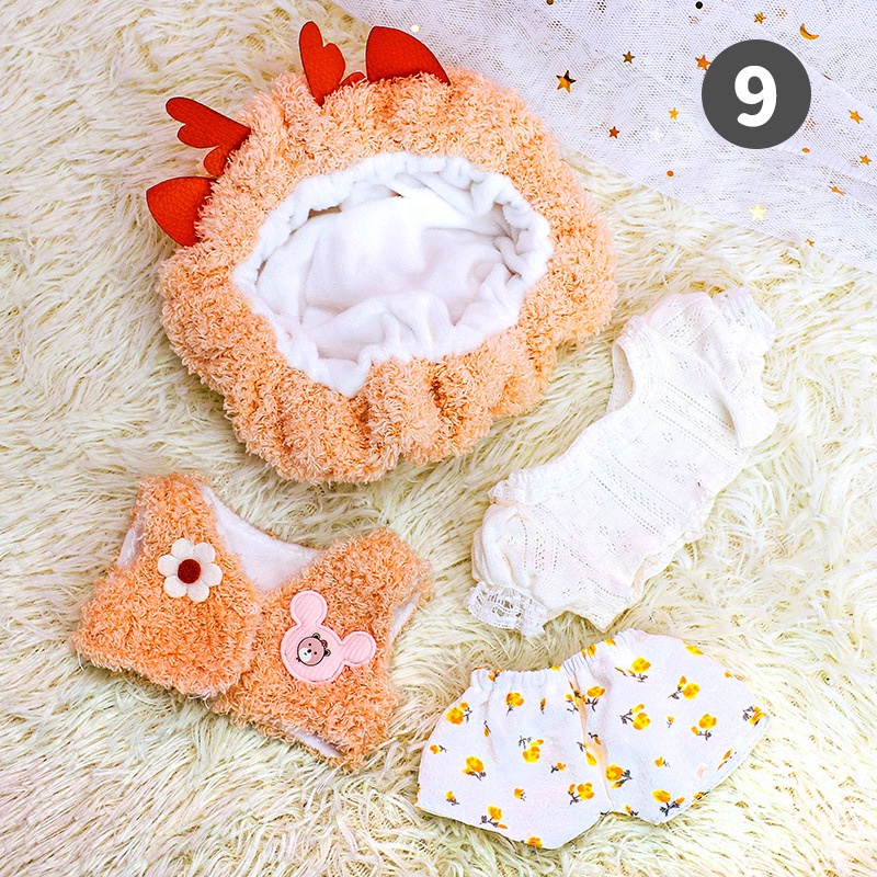 Mới Đầm cotton Đáng Yêu Cho Búp Bê 20cm