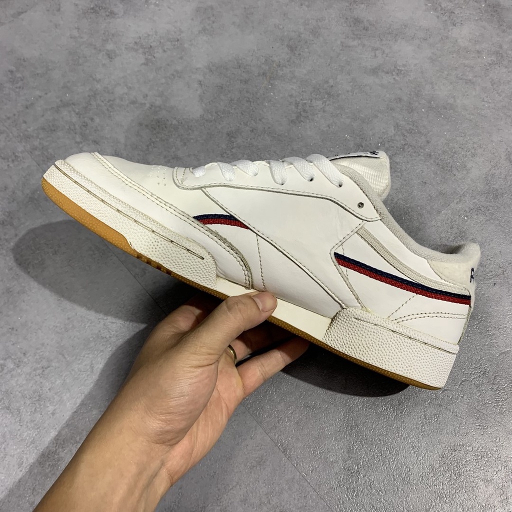 2hand Giày Reebok Club C 85 MU White Excellent Red FW4299 SIZE 41 PVN9591