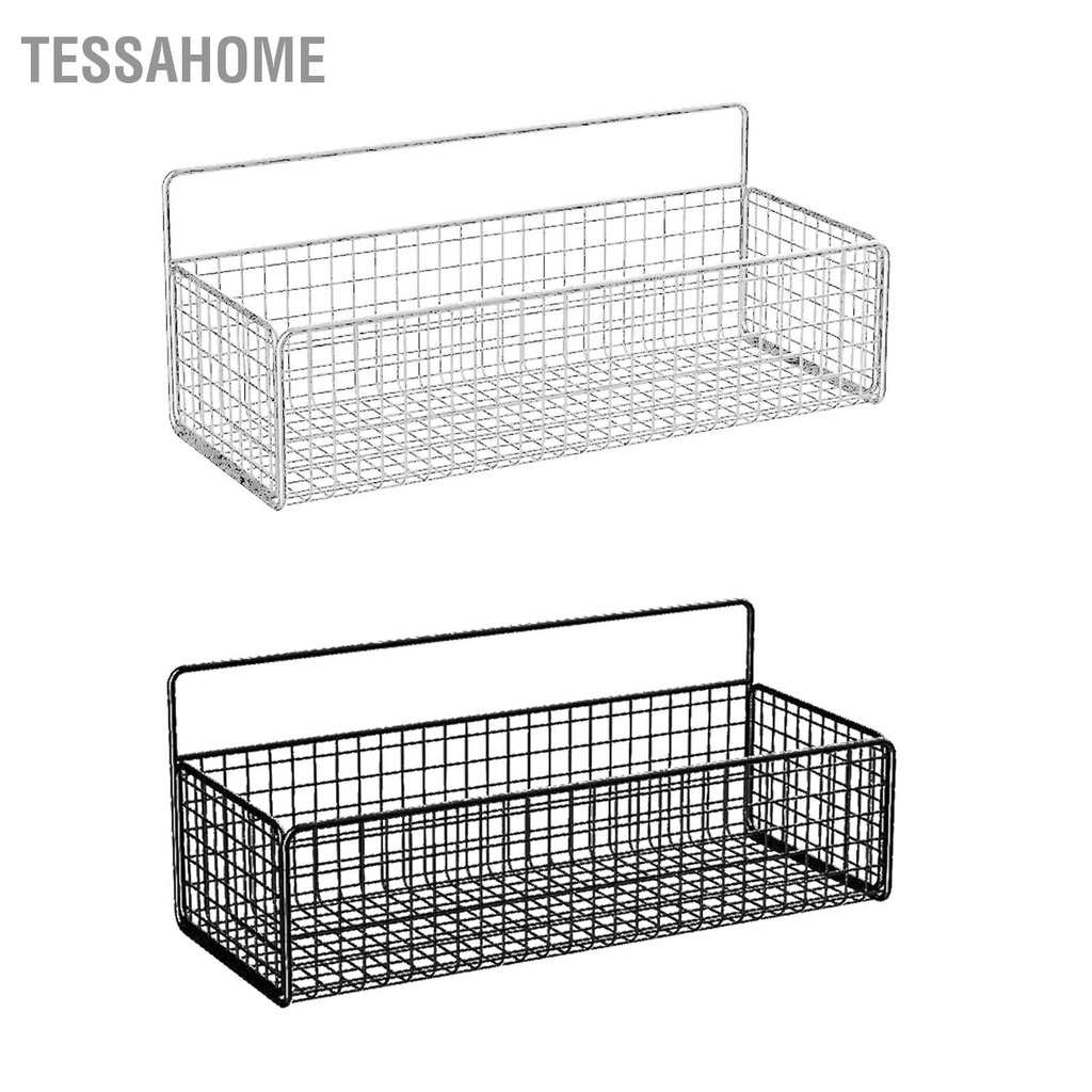 TessaHome Nhà Bếp Treo Có Giá Để Đồ Tường Giỏ Chứa Đấm Tổ Chức Đựng Cho Phòng Ngủ Ký Túc Xá