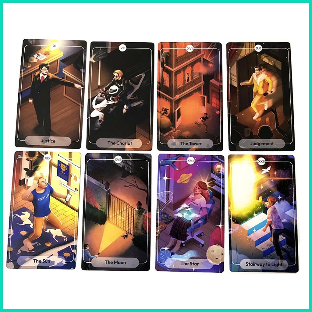 Bộ Bài tarot 78 Lá Tiếng Anh Cho Người Mới Bắt Đầu