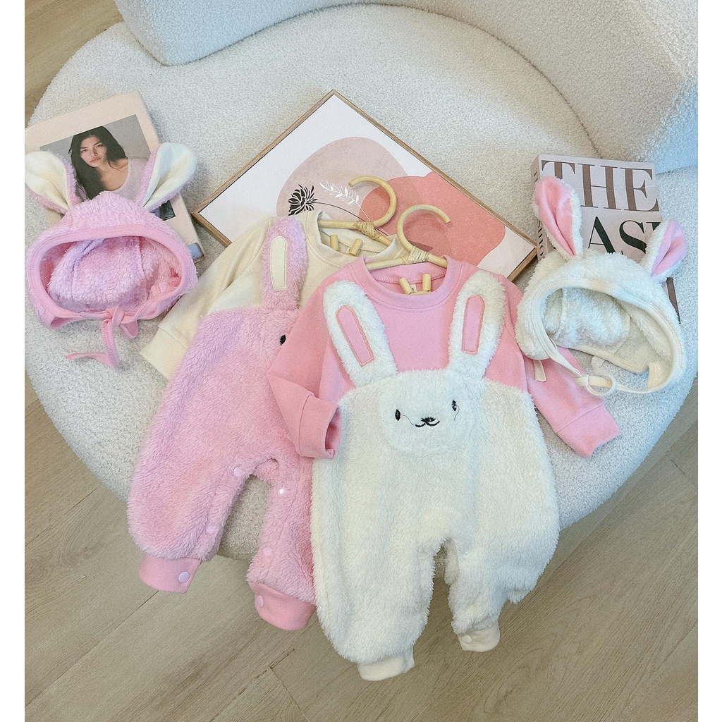 Bộ body dài tay bodysuit áo liền quần bộ đồ liền thân Babyshop88 cho bé trai bé gái M6.11.23-1