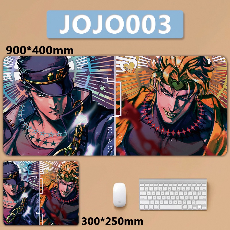 Miếng Lót Chuột Và Bàn Phím Cỡ Lớn In Hình jojo 'S bizarre adventure dio kujo jotaroxxl