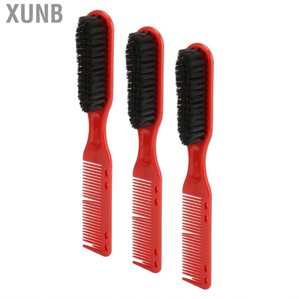 Xunb Men s Beard Styling Comb PP Handle  Haircut Brush for Home